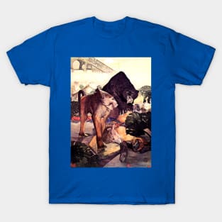 Jungle Book - The Monkey Fight - Detmold Brothers T-Shirt